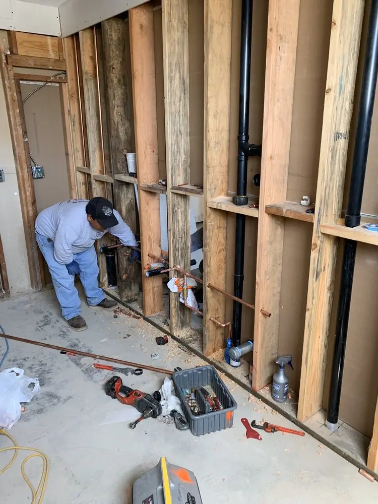 Commercial rough-in plumbing for Trenchless Sewer Repair in Greer